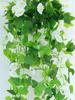 1 шт. искусственный цветок искусственный ротанг поддельные растения настенный ипомея цветок искусственный цветок свадьба домашний декоративный
