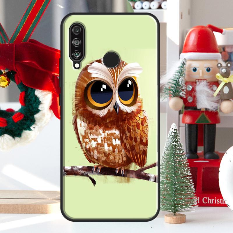Милый Мультяшный Сова Для Huawei Nova 7i 8i 11i 12i 12s Y73 Y70 Y90 Y60 Y72 Y61 Y91 9 10 SE P30 Pro P40 Lite Чехол