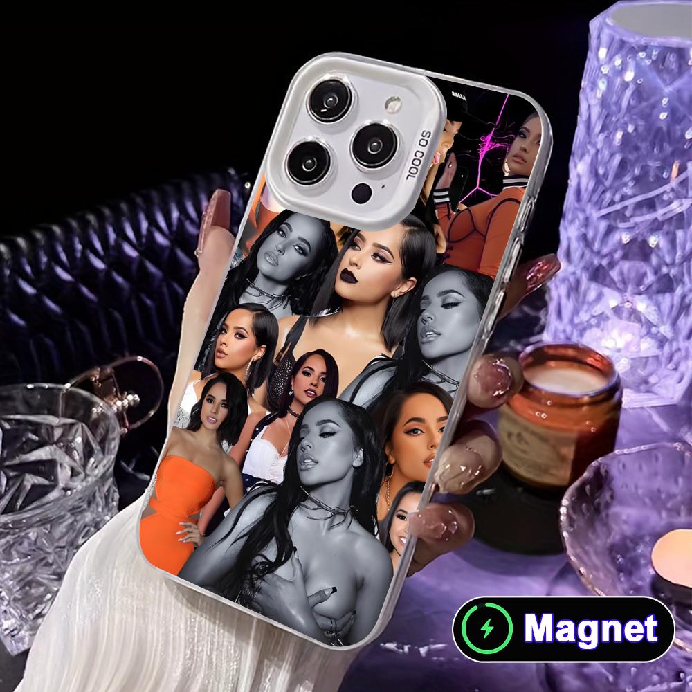 Fashion Becky G White Translucent MagSafe Mobile Phone Case for iPhone 17 16 15 14 13 12 11 X XR XS Air Pro Max Plus Cover
