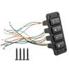 4 Switch Panel Driving Light Blu Ray Switch Push Button for Toyota Hailax Cool Road VIGO
