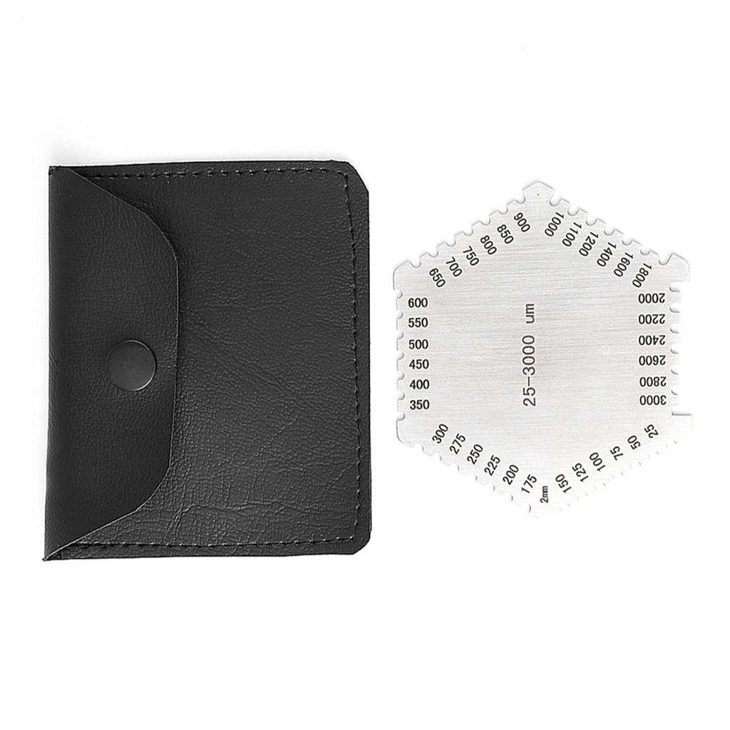 High  Stainless Steel Wet Film Comb 25-3000um Thickness Gauge