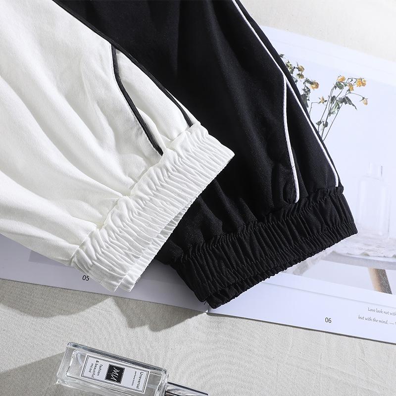 Новые летние шорты из хлопка Ice Silk, быстросохнущие, с эластичной талией, большого размера, спортивные и повседневные шорты с тремя точками для женщин