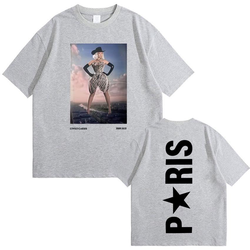 Singer Beyonce Cowboy Carter Harajuku Graphics Tshirt Humor High Quality Unisexs Women Short Sleeve Hip Hop Casual Tees