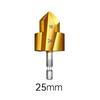 3 Flute 25mm HSS Hex Shank PPR Pipe Reamer Drill Bit Step Drill Hole Opener for Water Pipe Expansion