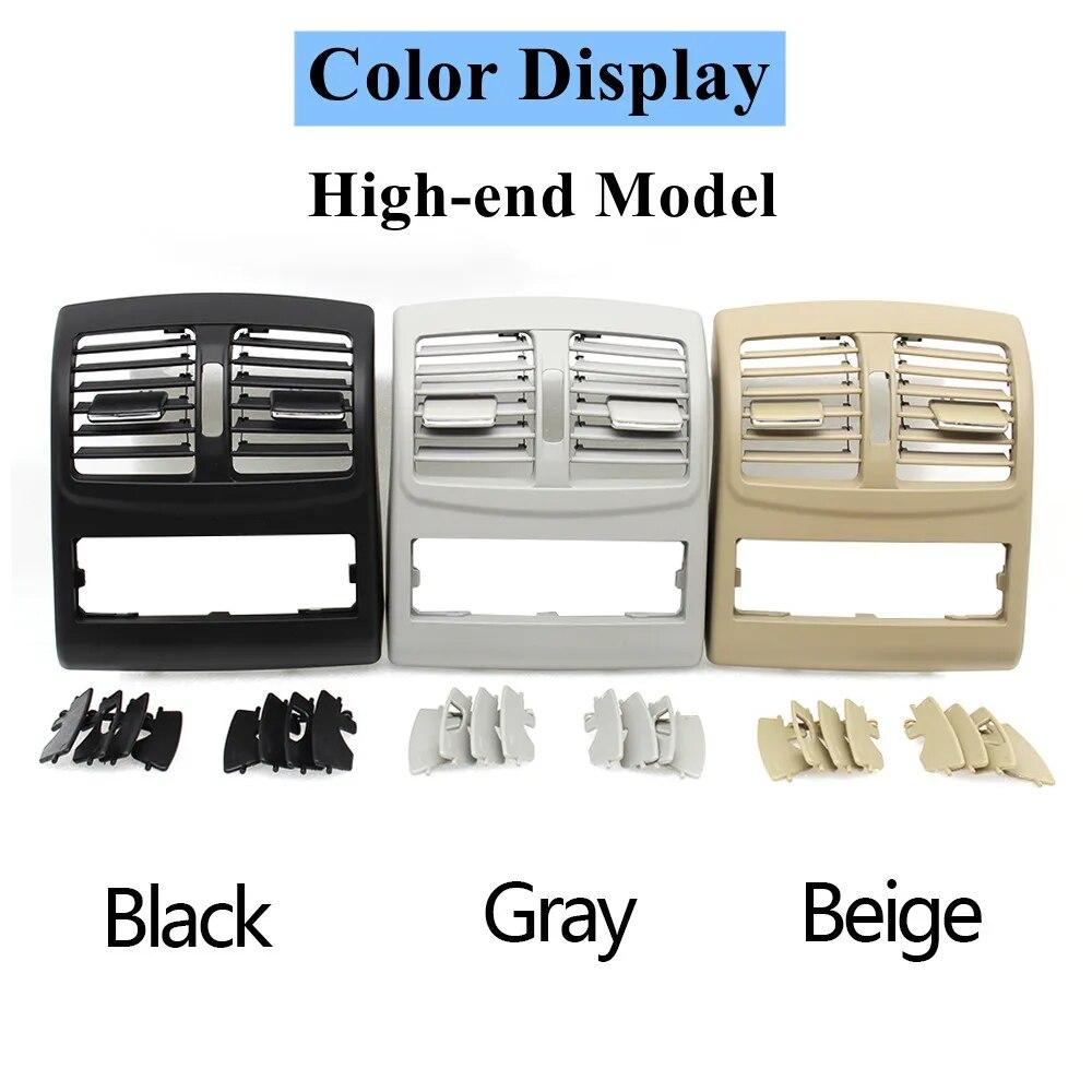 Car Rear Air Conditioner AC Vent Grille Outlet Frame Cover For Mercedes Benz W212 E Class Sedan E200 E260 E280 E300 2009-2011