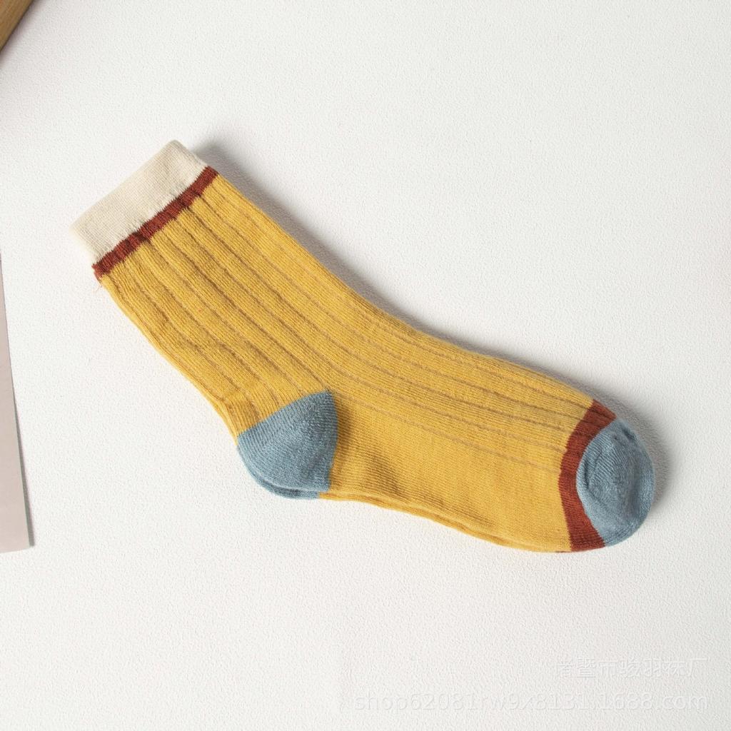 5 пар, женские, комбинированные носки, ребристая средняя часть стопы, дышащие носки, влагоотводящие носки, высокая эластичность, полосатые носки, спортивные длинные носки