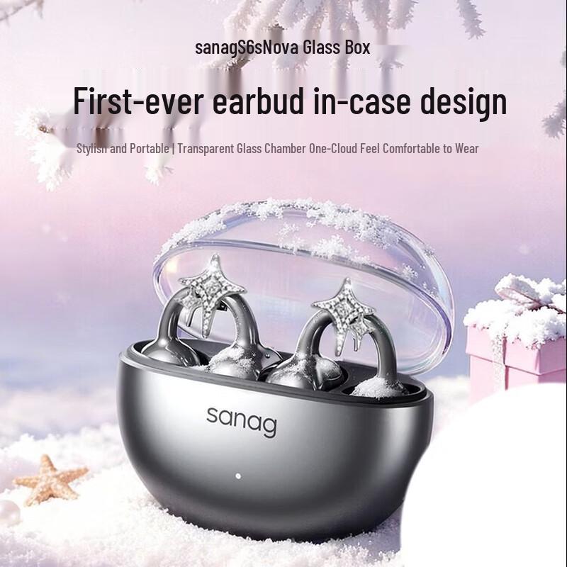 SANAG S6S Nova Bluetooth-наушники-клипсы для спорта