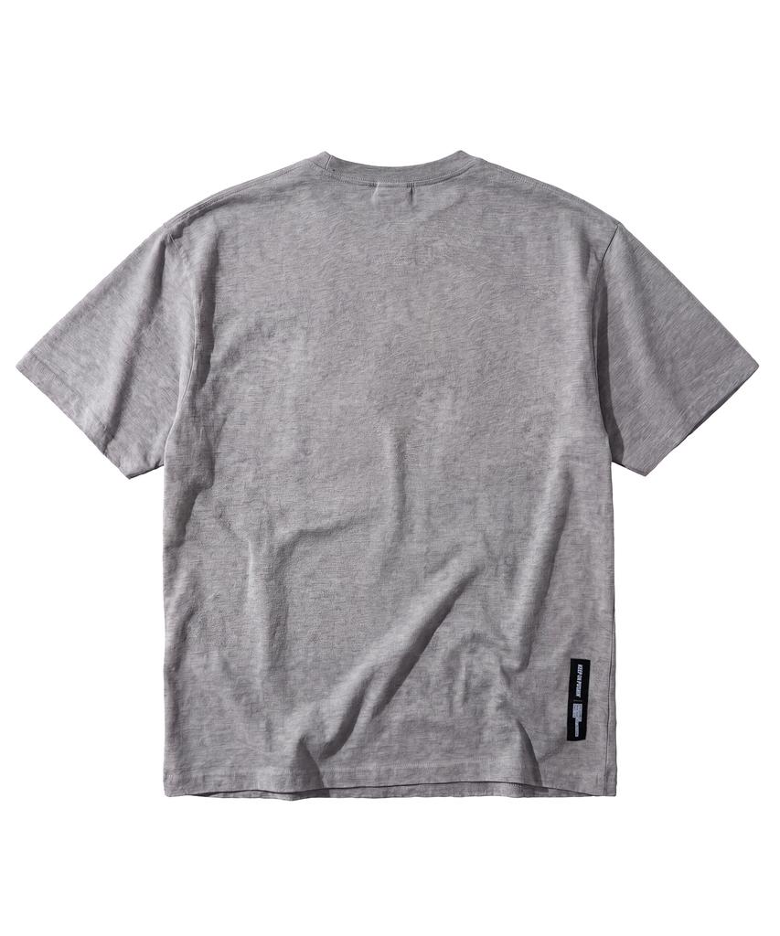 QT8 GARMENTS Lb Burger Challenge Washed Tee (Grey)