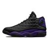 Air Jordan 13 Retro Court Purple Мужские кроссовки Черно-белые DJ5982-015