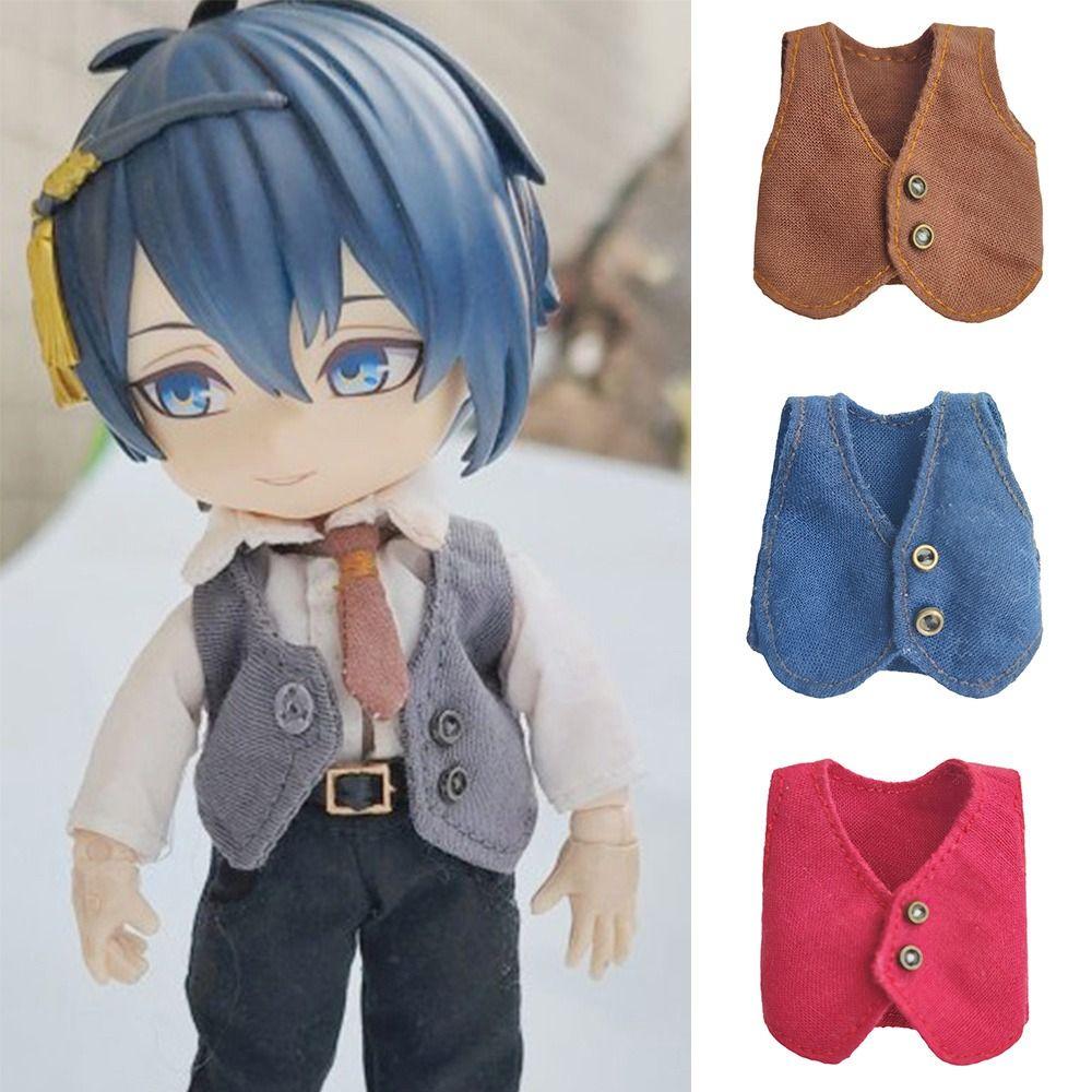Boys Girls YMY Doll Clothes Casual Wear Doll Shirts New Vest Tops 1/11 ob11 dolls/1/12 Bjd Doll