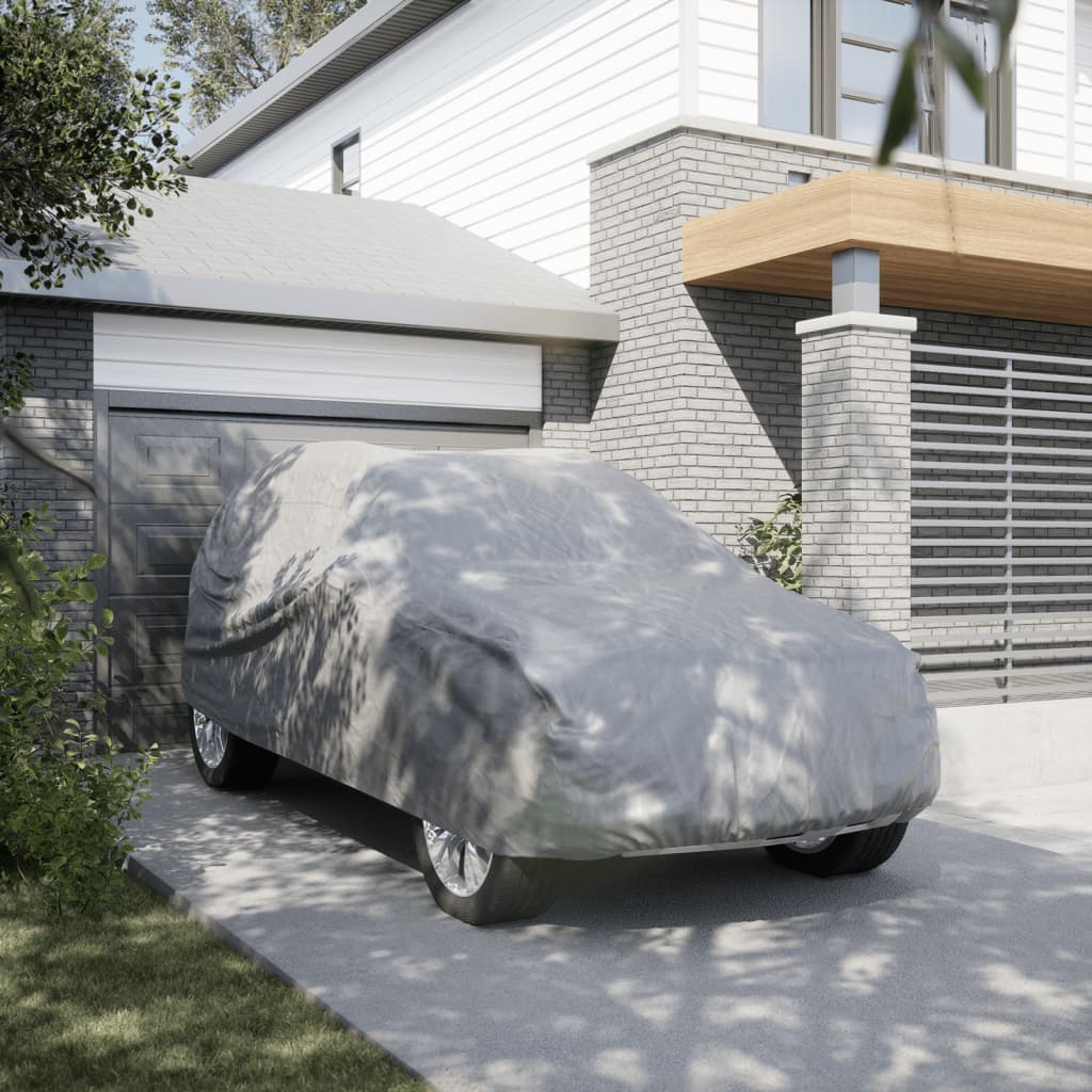 SUV Car Cover Full Coverage Gray Nonwoven Fabric