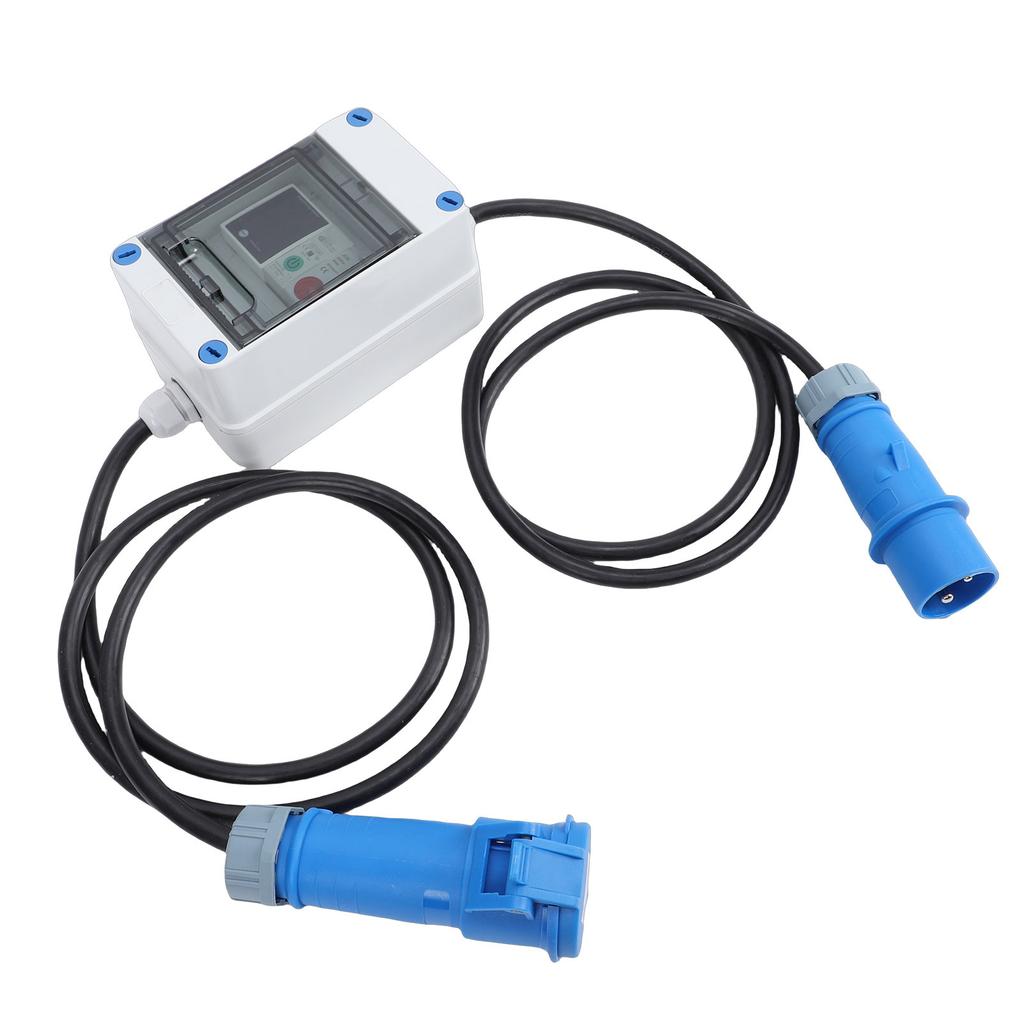 Цифровой счетчик электроэнергии с водонепроницаемым разъемом WiFi Автоматический выключатель Поддержка для Умного портативного счетчика кВтч для Автодома, Уличного использования, Дома