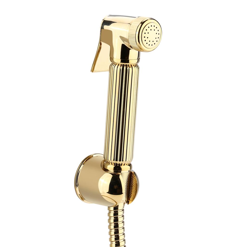 Solid Brass Wall Mount Shower Toilet Bathroom Handheld Bidet Diaper Spray Sprayer Shattaf Kit