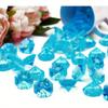 47pcs Acrylic Diamond Gems Pirate Plastic Gems Large Acrylic Gems Jewels Bulk Treasure Chest Hunt Party Favors 25 Carat (Clear)