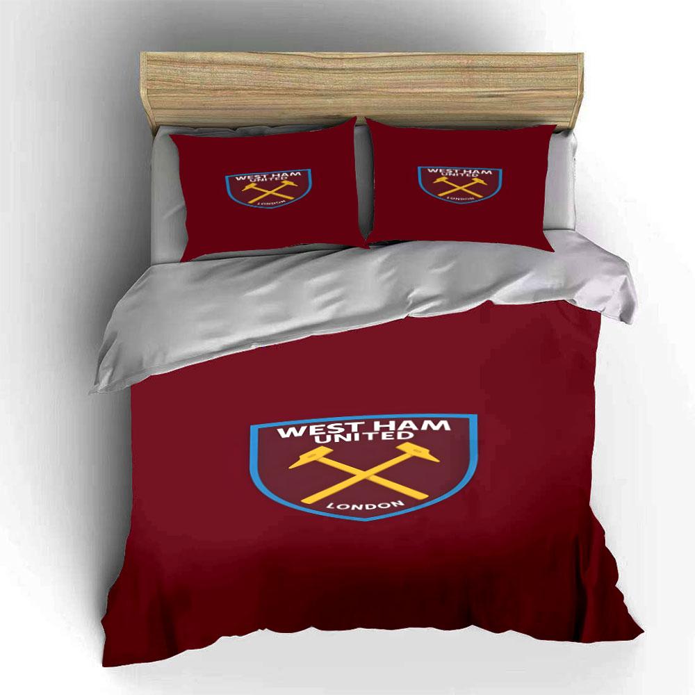 Crossed hammers, "West Ham." Bedding sets Duvet cover sets Duvet covers Pillowcases(1*Duvet Cover 2*Pillowcases without duvet insert)