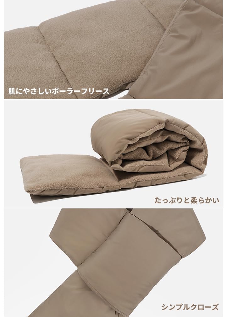 Croogo Nuptse Neck Solid Simple Perfect for Fall and Winter Down-Style Scarf, Warmer, Warm, Lightweight, Color, Design, Unisex, Waterproof, Fleece,