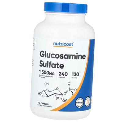 Глюкозамин Сульфат, Glucosamine Sulfate 1500, 240капс (03647001)