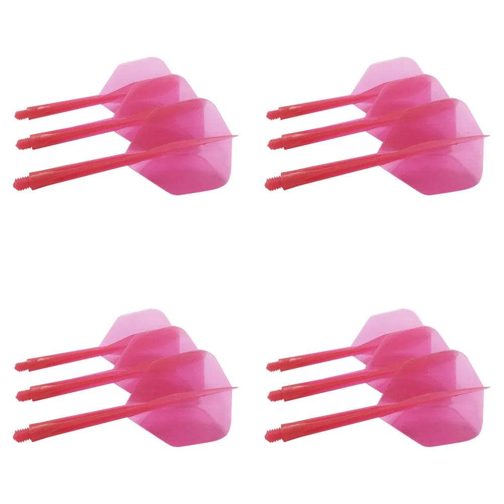 12-3 шт. профессиональные дротики, 2BA, пластиковые прозрачные стержни, дротики, анти-падение, интегрированные дротики, для помещений и улицы