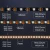 WS2812B Smart RGB LED Strip Light DC5V Individually Addressable Black White PCB IP65 IP68 Waterproof