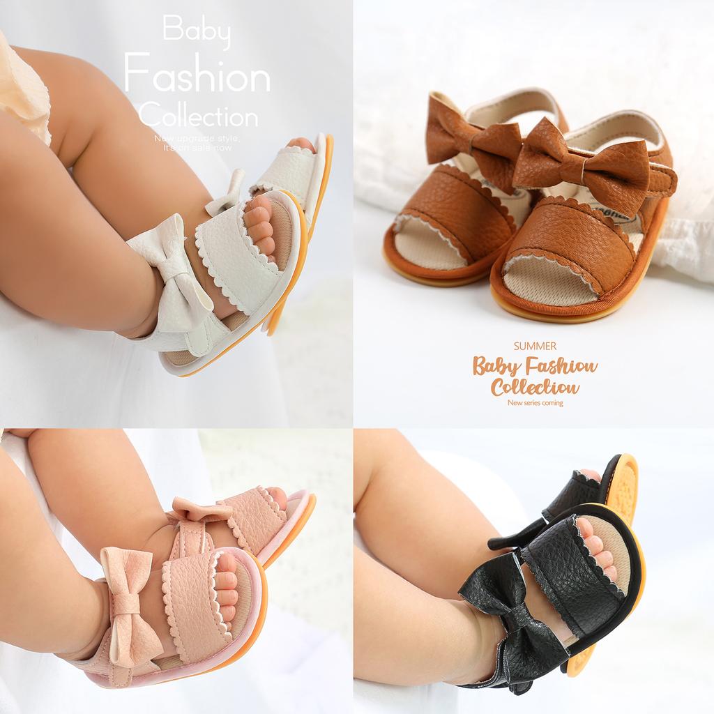 MYGGPP Summer Baby Sandals Baby Shoes Toddler Shoes Bow Shoes
