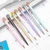 1 Piece Crystal Shiny Metal Crown Ballpoint Pen Interesting Ball Ballpoint Pen School Stationery
