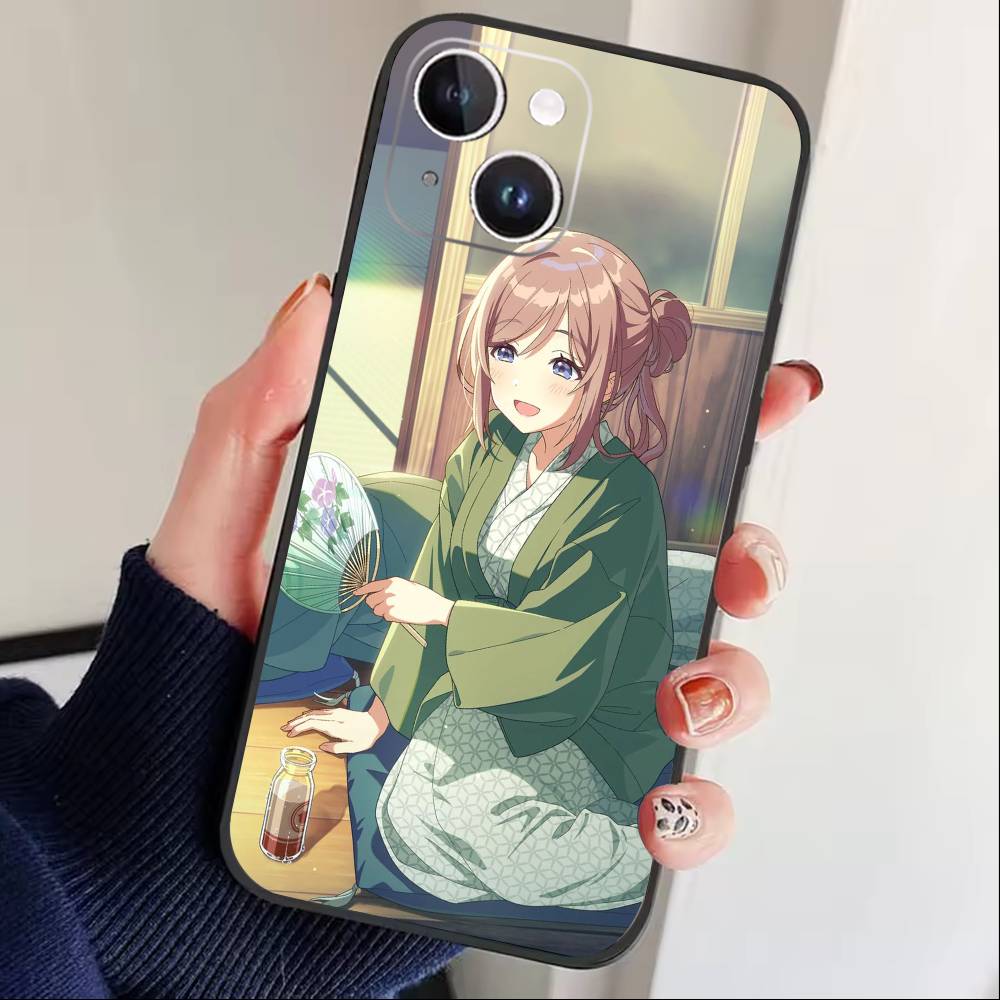 Чехол для телефона Love Live Накасу Касуми Для iPhone 16,15,14,13,12,17,Pro Max,Plus Силиконовый Черный Чехол