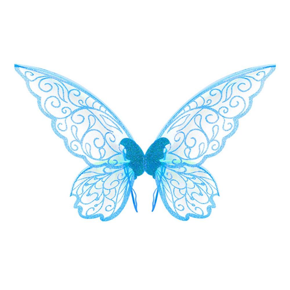 Sparkle Butterfly Fairy Wings Colorful Elf Wings Costume Fantasy Cosplay Wings  Party Favor