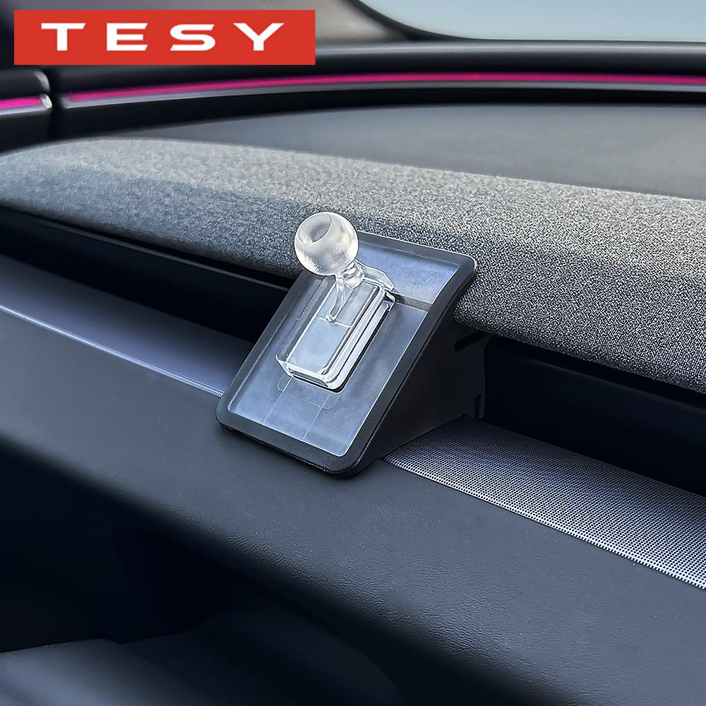 TESY Car Cell Phone Holder Support Mount Bracket Vent Clip For Tesla Model YL Y Juniper Launch 2026 2025 Model 3 Highland 2024