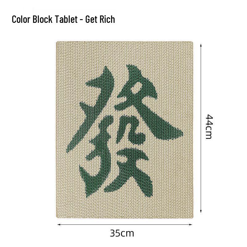 Wall-Mounted Self-Adhesive Cat Scratcher: Vertical Corrugated Cardboard for Claw Sharpening, Scratch-Resistant, Wear-Resistant