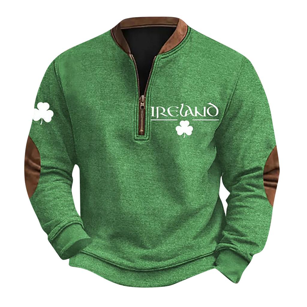 Мужская повседневная толстовка в стиле ретро с градиентным принтом