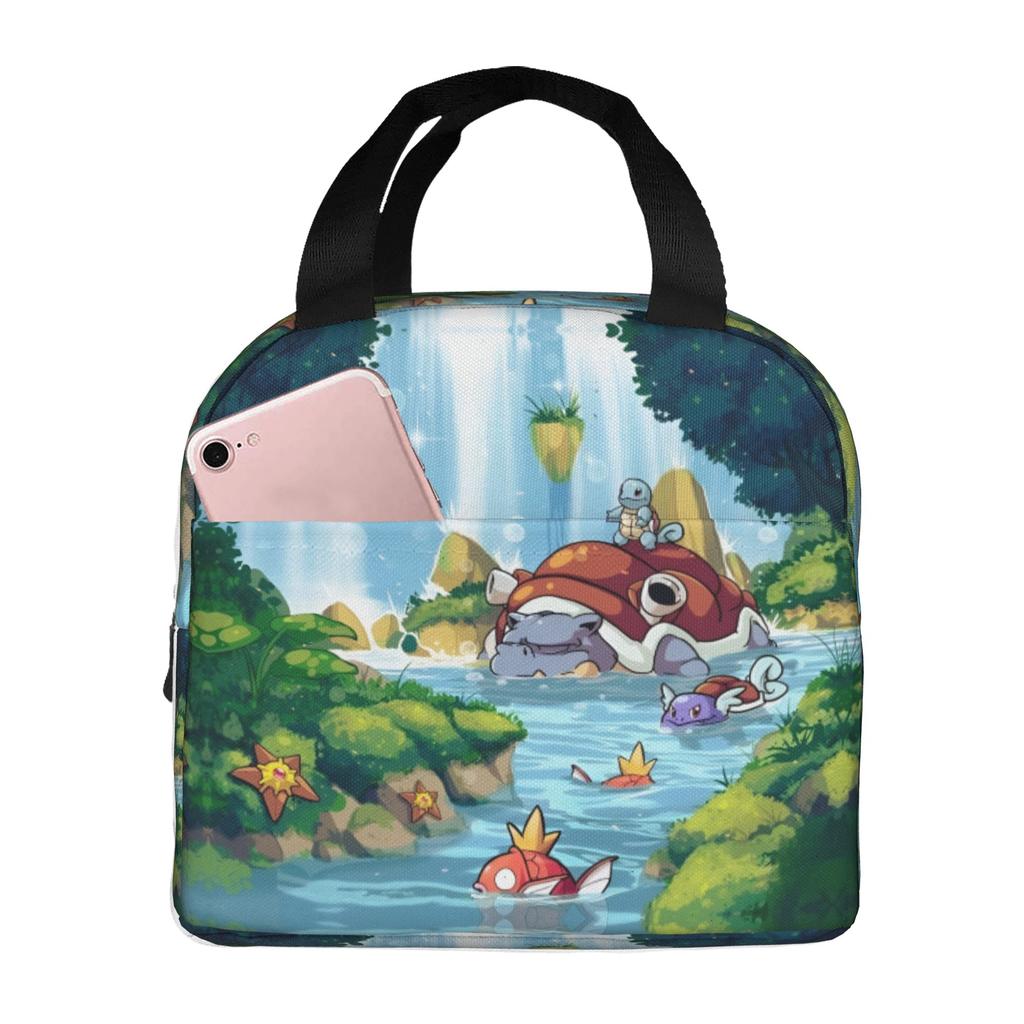 Custom S-Squirtles Lunch Bag Women Thermal Cooler Insulated Lunch Boxes for Adult Office
