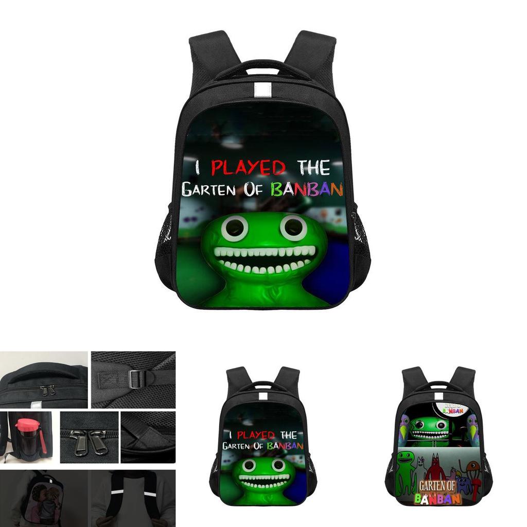 Рюкзак Garten Of Banban Школьная сумка Водонепроницаемый 14 дюймов Студенческий Дорожный Подарки