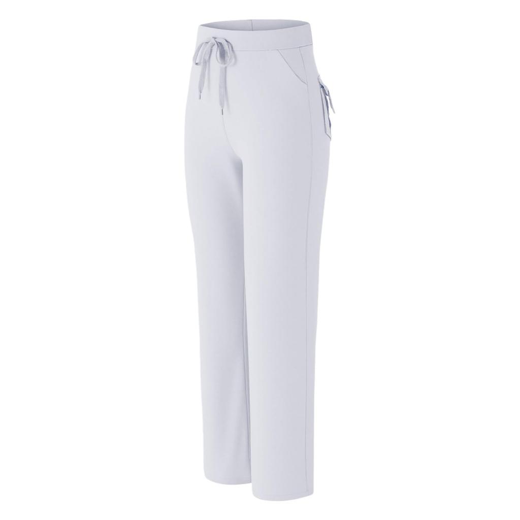 Женские модные цветные брюки прямого кроя с высокой посадкой и карманами, повседневные брюки