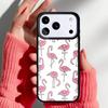 Чехол для телефона Фламинго для iPhone 17 16 15 14 13 Pro Max Задняя крышка для 12 11 Pro Coque