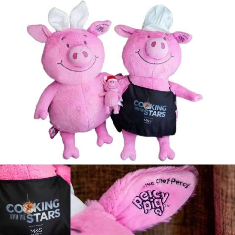 British M&s Pig Plush Toy Soft And Breathable Material