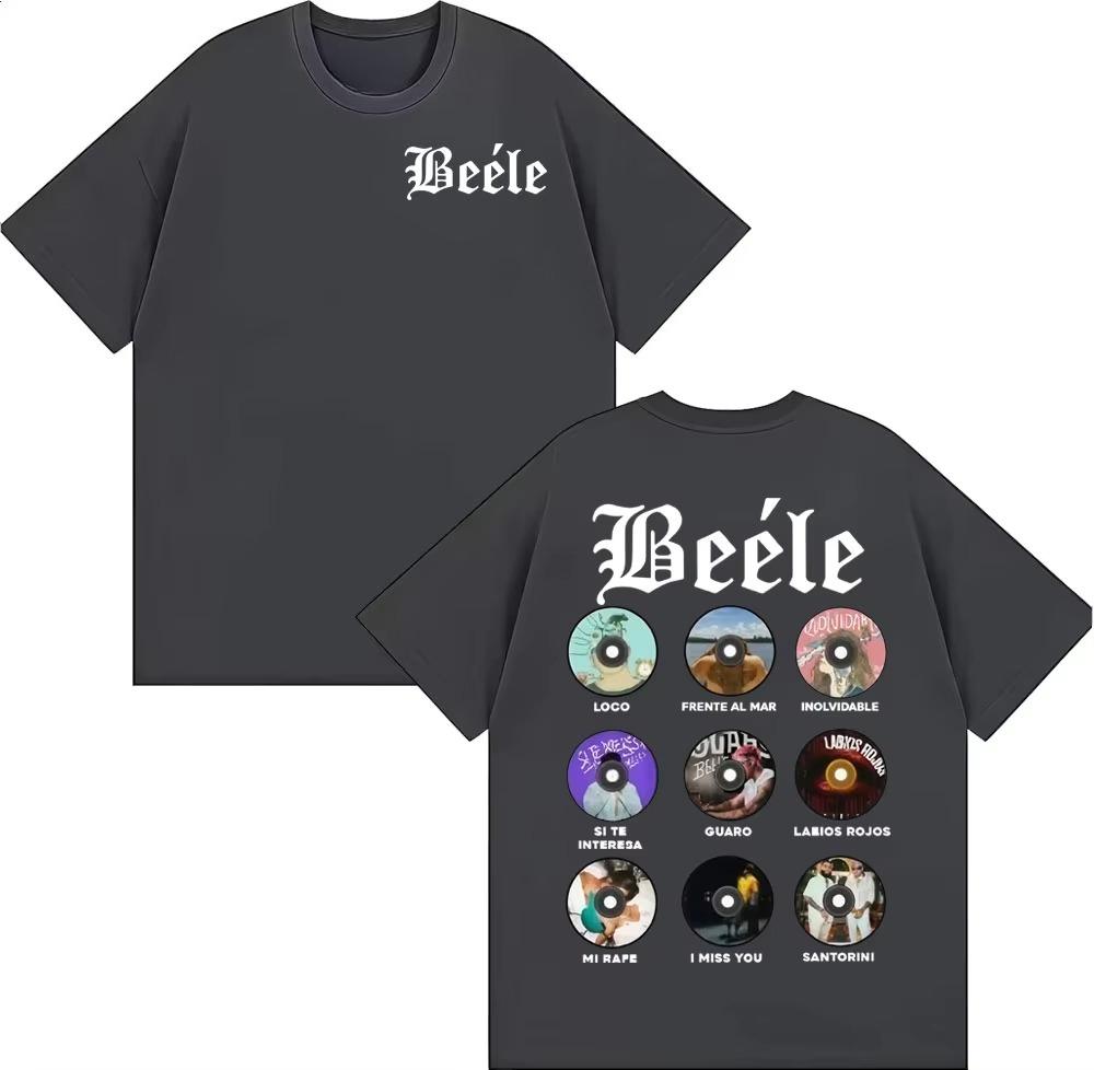 Rapper BEELEs Music Album 2026 Spring summer Graphic Tshirt Fashionable Hiphop Summer Print Pure Cotton Casual Tshirt