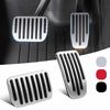 For Tesla Model 3 Y Aluminum Alloy Foot Pedal Pads Accelerator Gas Fuel Brake Pedal Rest Pedal Mat Cover Accessories Car Styling