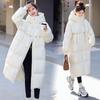 Korean Version High-quality Large Blanket Thickened Winter New Loose Down Jacket Women's Long Knee Cotton Jacket