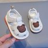 Детская обувь для ходьбы Нескользящая мягкая подошва для малышей Детские сандалии с милыми медвежатами 2025 Лето Новая обувь с мультяшными героями для девочек Милые мальчики