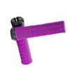 Bike Handlebar Grips Single Lock Non Slip Fits 22.2mm Handle for Mountain Commuter Folding Bikes Purple