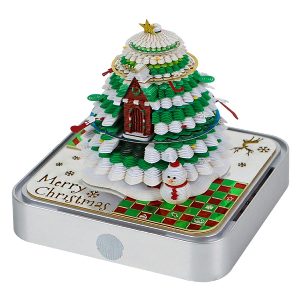 Календарь «Часы» 2026 3D блокнот для заметок Календарь со светодиодной подсветкой 3D художественный календарь Бумажная резьба Художественный блокнот для заметок для домашнего декора