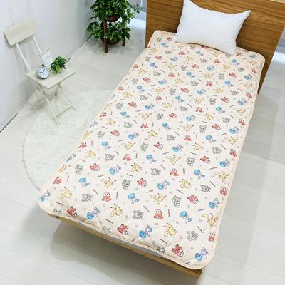 MORIPiLO Morishita Bed Pad Single Pokemon Pikachu 100x200 см Futon Bed Pad Mattress Pokemon Character Goods Paldea Beige 4621416