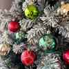 30 шт. Рождественские маленькие небьющиеся пластиковые шары-украшения 2,4 дюйма Шары Подвеска на рождественскую елку
