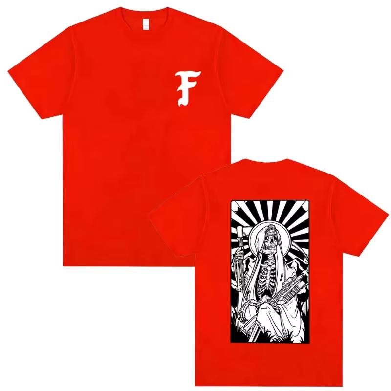 2026 Summer Forward Observations Group Skeleton Graphic T-shirt Men Women Casual Vintage Tops Male Oversized Streetwear Tees