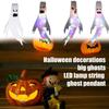 Halloween Decoration Specter Windsocks LED Glowing Hanging Spooky Horror Themed Party Home Decoration Yard Outdoor Supplies AVE