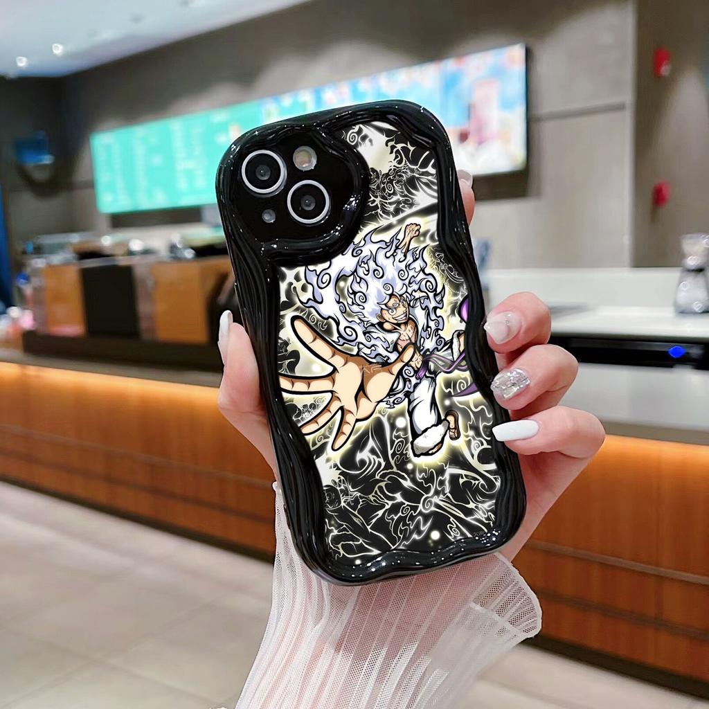 Ae92 One Piece Luffy Gear 5 Защитные чехлы для телефонов для Samsung S23 S24 Ultra A55 A14 A25 A13 Infinix Hot 40 Pro Tecno Spark 20C Wave Задняя крышка из ТПУ