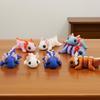 Cute Animal Doll Set, Fun 3D Printed Flower Animal Statue Set