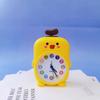 Cartoon Desktop Mute Clock Animal Pattern Small Desk Clock Student Alarm Clock  Table