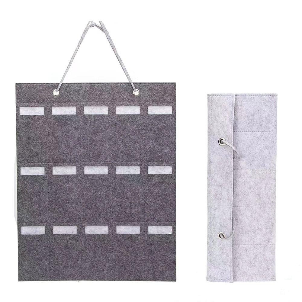 2Pcs Felt Eyeglasses Stand Holder Wall-Mounted Glasses Organizer Rack