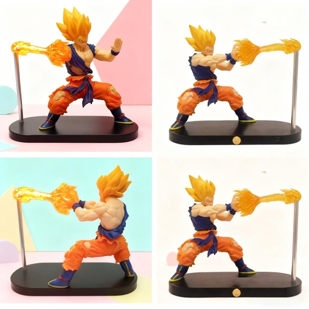 New Dragon Ball Goku Night Light Anime Model Doll for Tabletop Decorations Creative Night Light for Boys' Birthday Gifts
